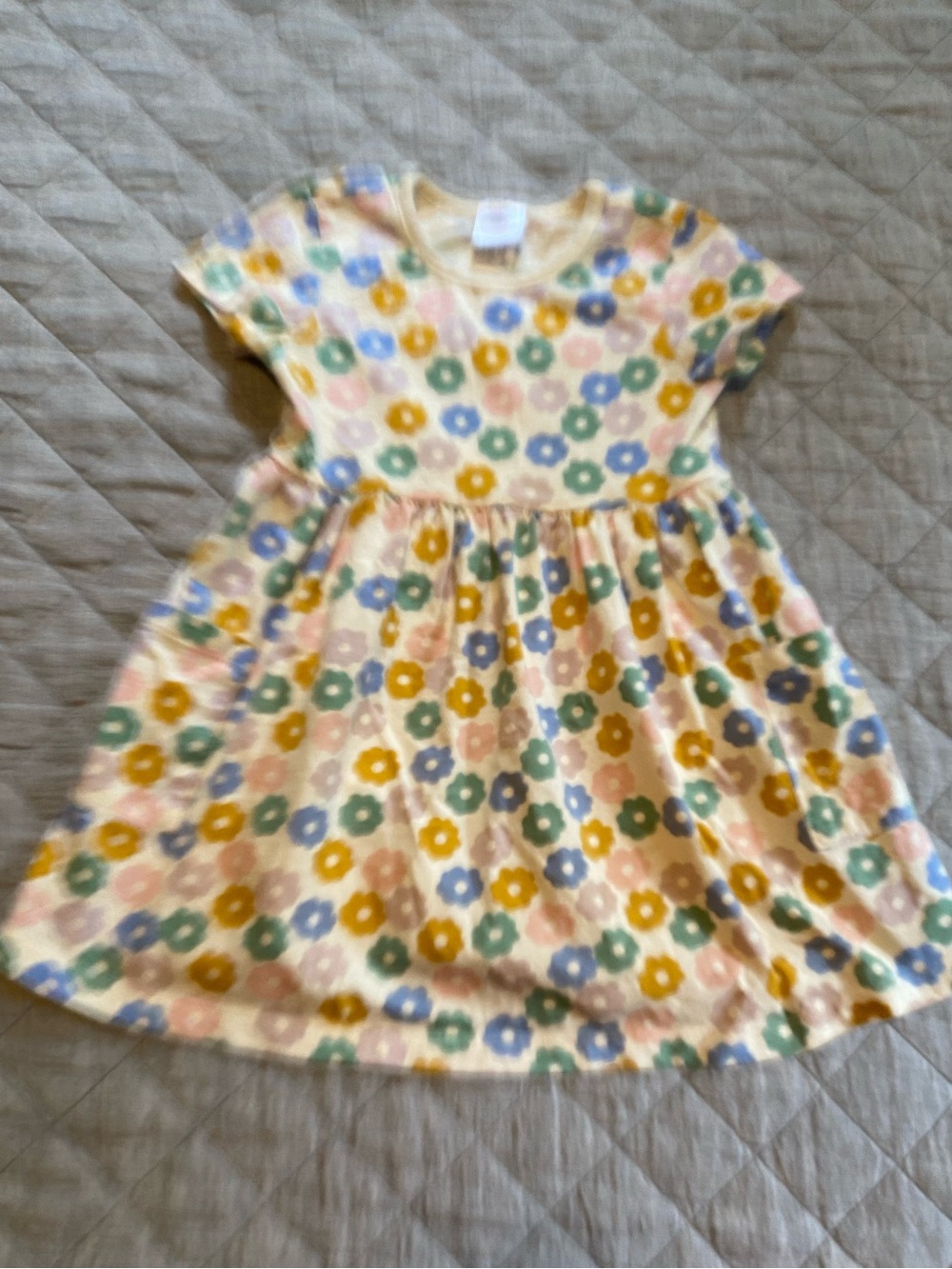 Hanna Andersson 4T Playground Dress with Pockets - colorful flowers